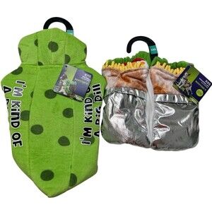 NEW 2 PC BOOTIQUE Dog PICKLE & BURRITO Halloween Costumes XXS 9-11" (Lot 2906)